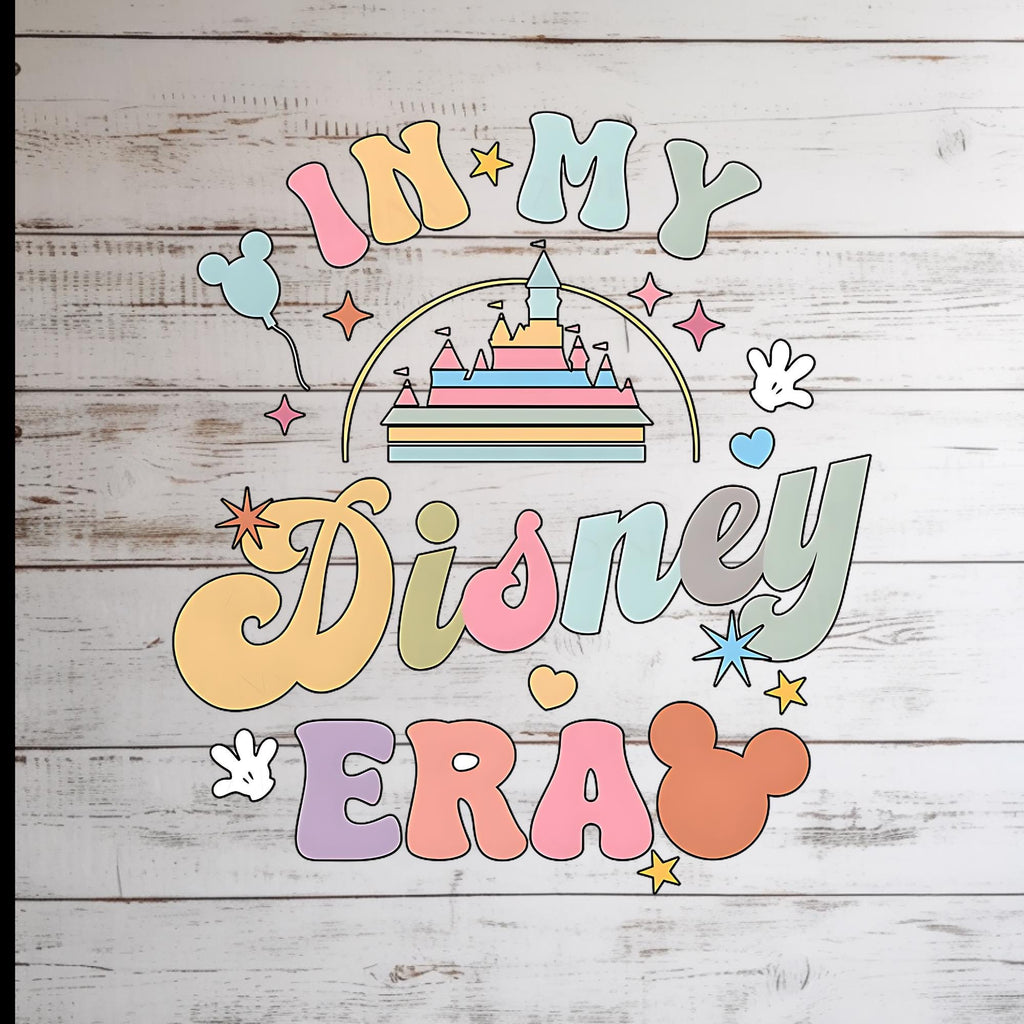 Pastel Disney Era PNG, Castle Design (Digital Download)