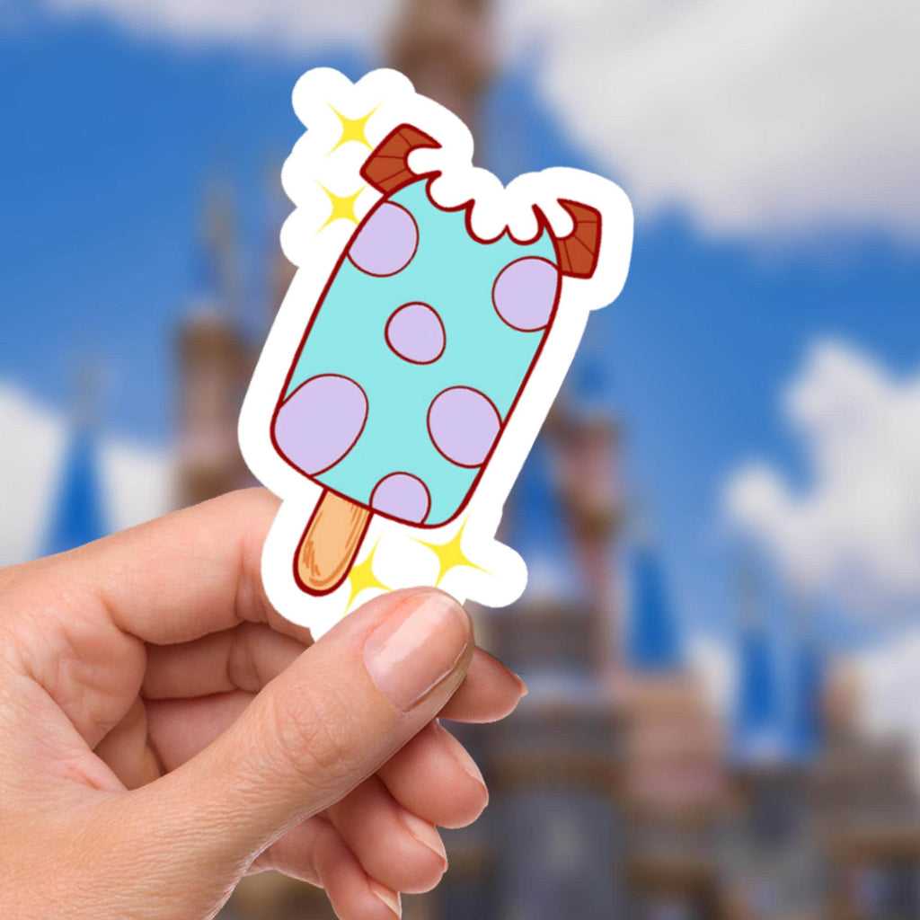 Monsters Inc. Sully Ice Cream Bar Sticker: Waterproof Vinyl Decal