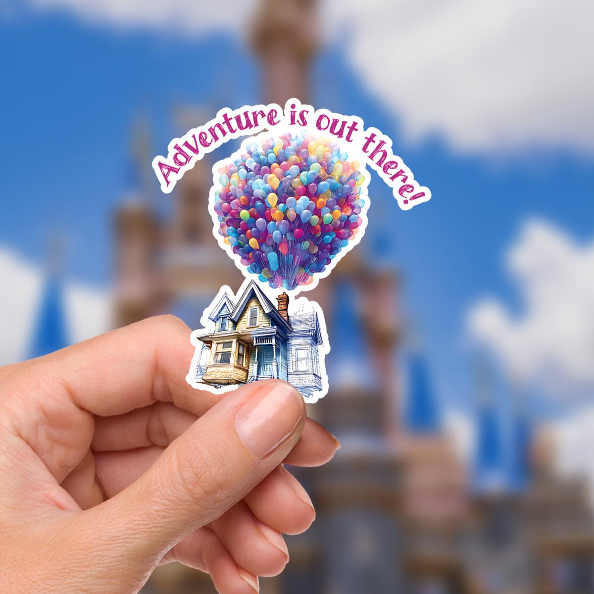Disney Up!  Adventure Is Out There Disney Laptop Sticker planner stationery decal water bottle cell quotes disney