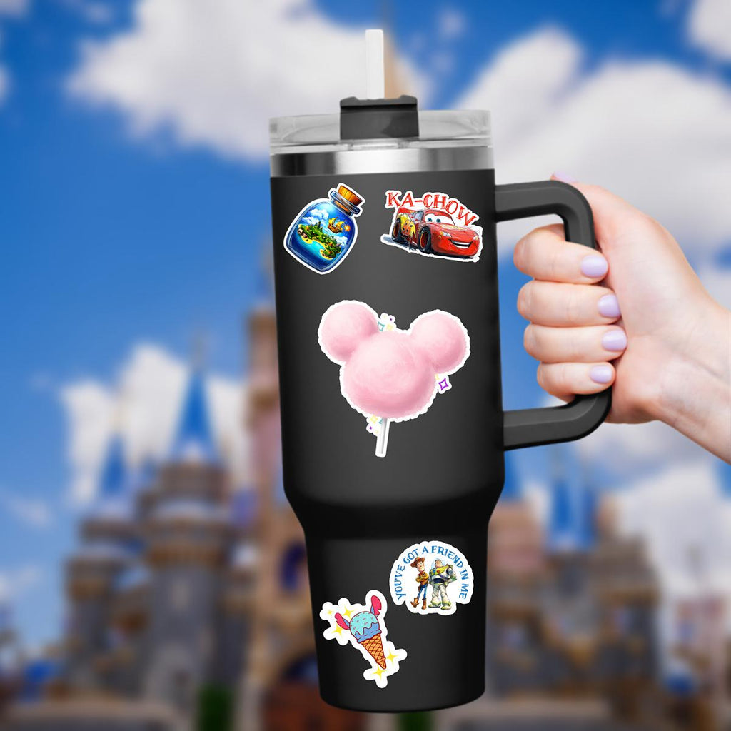 disney Snacks Cotton Candy, dolewhip Waterproof Sully Laptop Stickers disneysnacks planner stationery decal water bottle cell phone