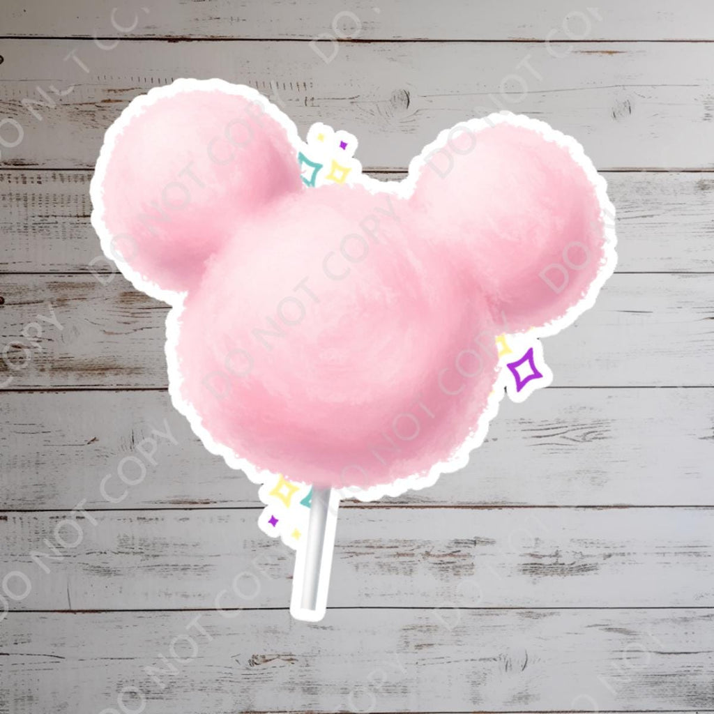 disney Snacks Cotton Candy, dolewhip Waterproof Sully Laptop Stickers disneysnacks planner stationery decal water bottle cell phone