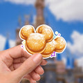 Mickey Mouse Beignet Waterproof Vinyl Sticker