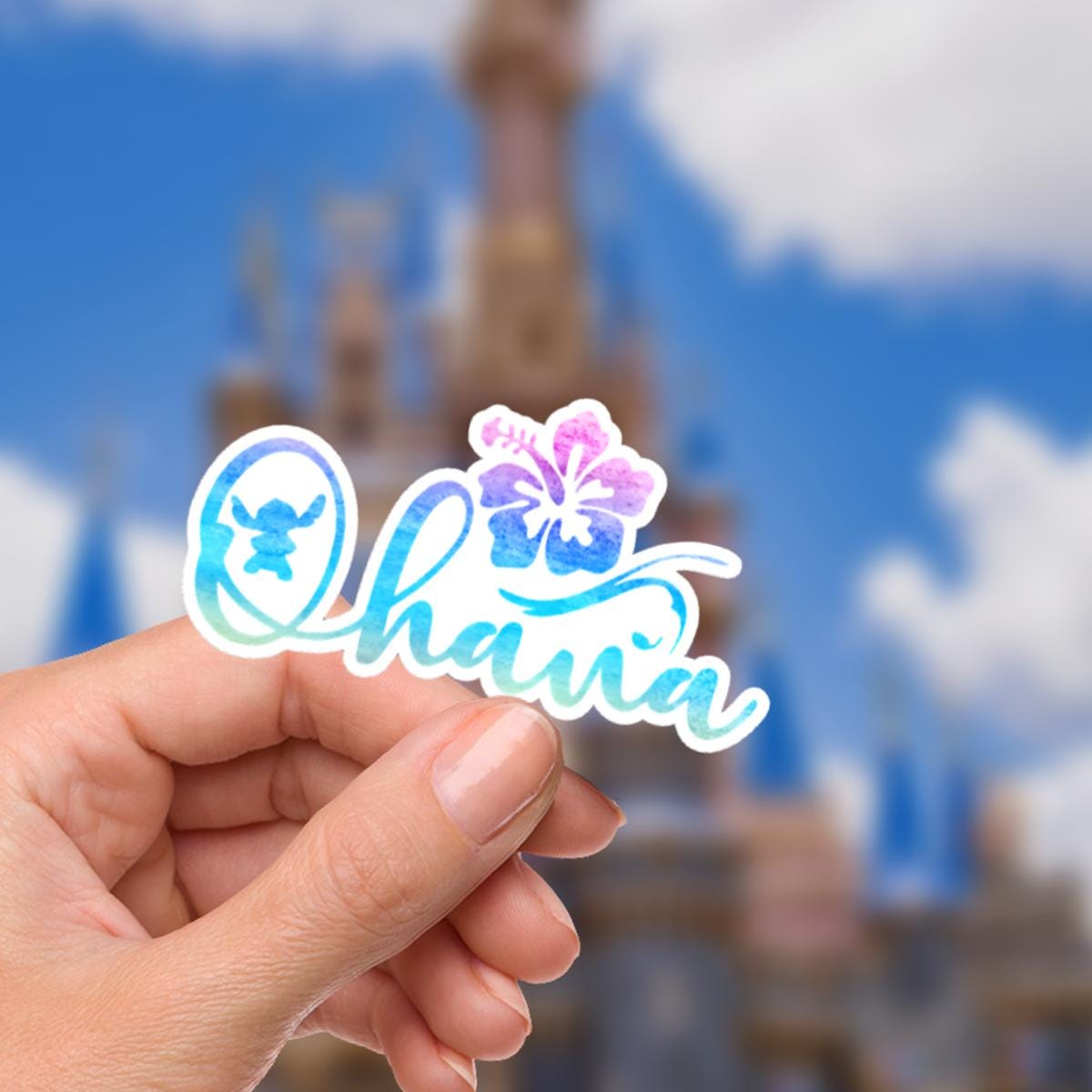 Stitch Waterproof Vinyl Sticker: Lilo and Stitch Aloha Decal