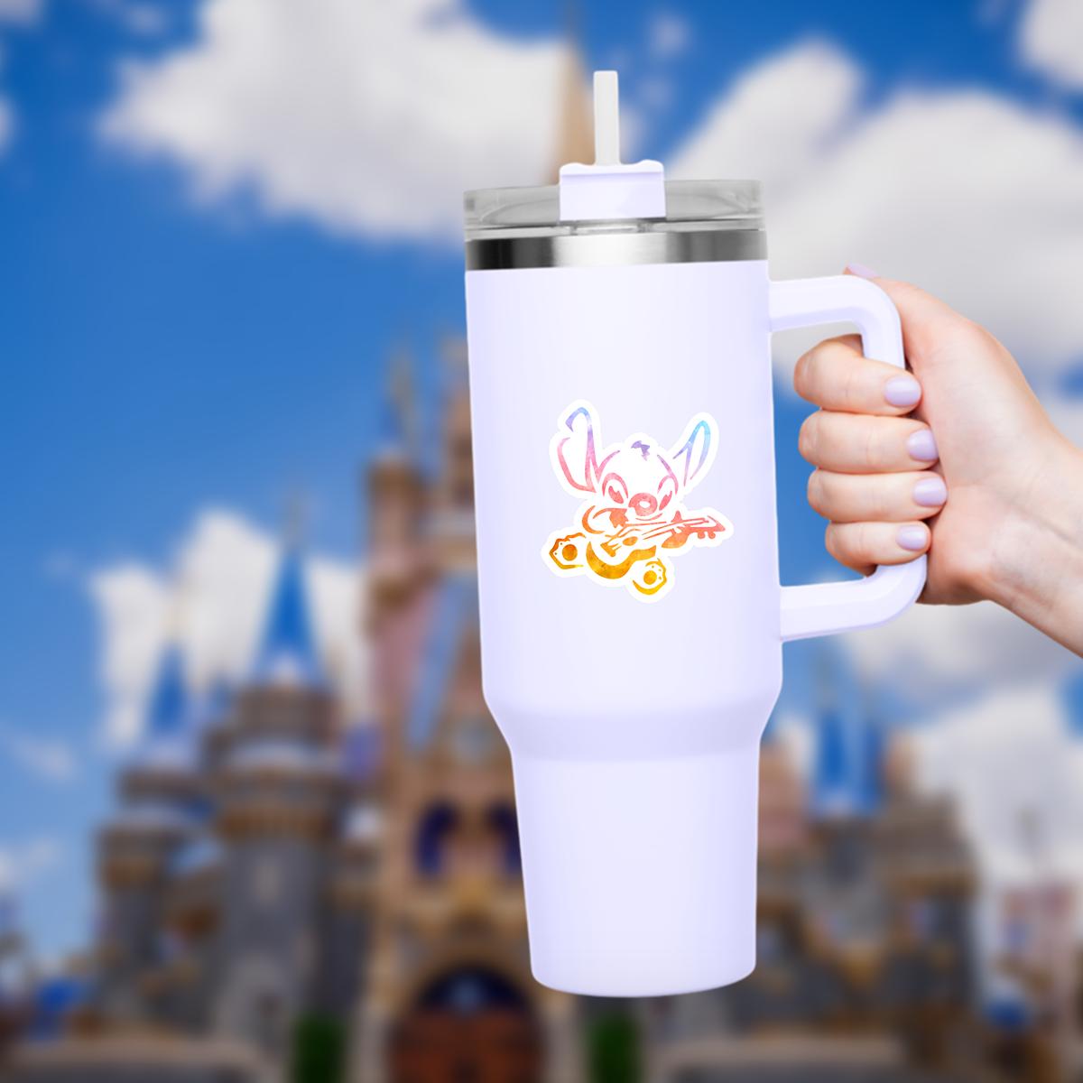 Disneyy Stitch Sticker Waterproof Disney Laptop Stickers/ Lilo and Stitch Ohana Aloha planner stationery decal water bottle cell phonelogo