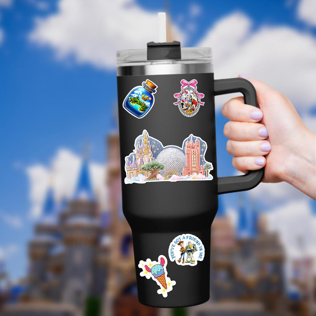 Disneyy World Castle Animal Kingdom WDW Laptop Sticker/ Magic Kingdom Fantasyland Disney decal/ planner water bottle cell phone decal