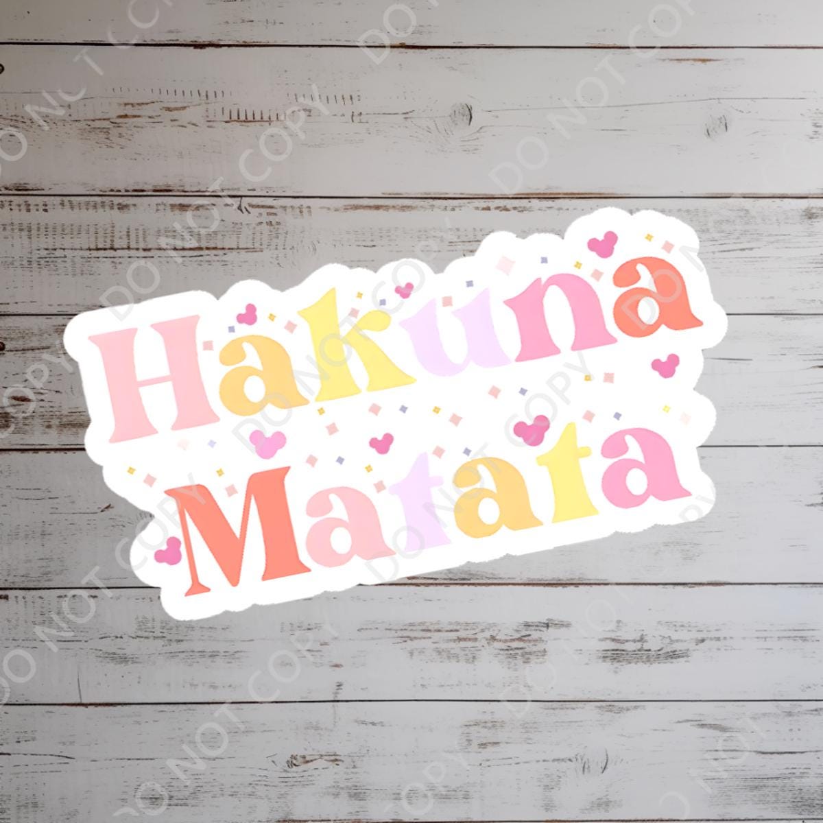 Lion King Hakuna Matata Waterproof Vinyl Sticker  Disney stickers, Disney Decal, Disney, journal stickers, junk journal, Hakuna Matata