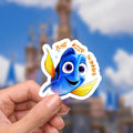 Disney Finding Nemo Dory "Just Keep Swimming" Sticker: Waterproof Vinyl Decal