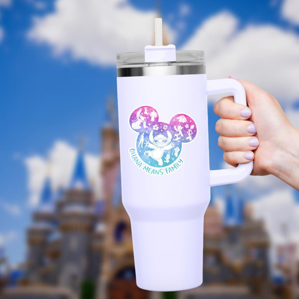 Disney Stitch Sticker Waterproof Disney Laptop Stickers/ Lilo and Stitch Ohana Aloha planner stationery decal water bottle cell phonelogo
