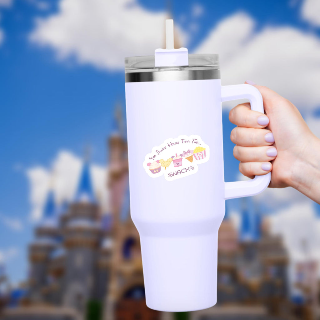 Disneyy Snack Goals Waterproof Disney Laptop disneysnacks planner stationery decal water bottle cell phonelogo