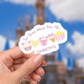 Disneyy Snack Goals Waterproof Disney Laptop disneysnacks planner stationery decal water bottle cell phonelogo