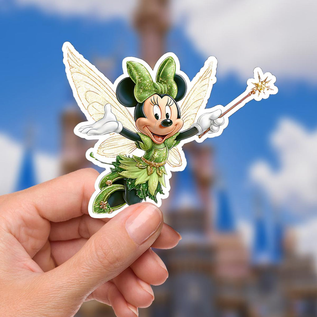 Tinkerbell Minnie Mouse Waterproof Vinyl Sticker