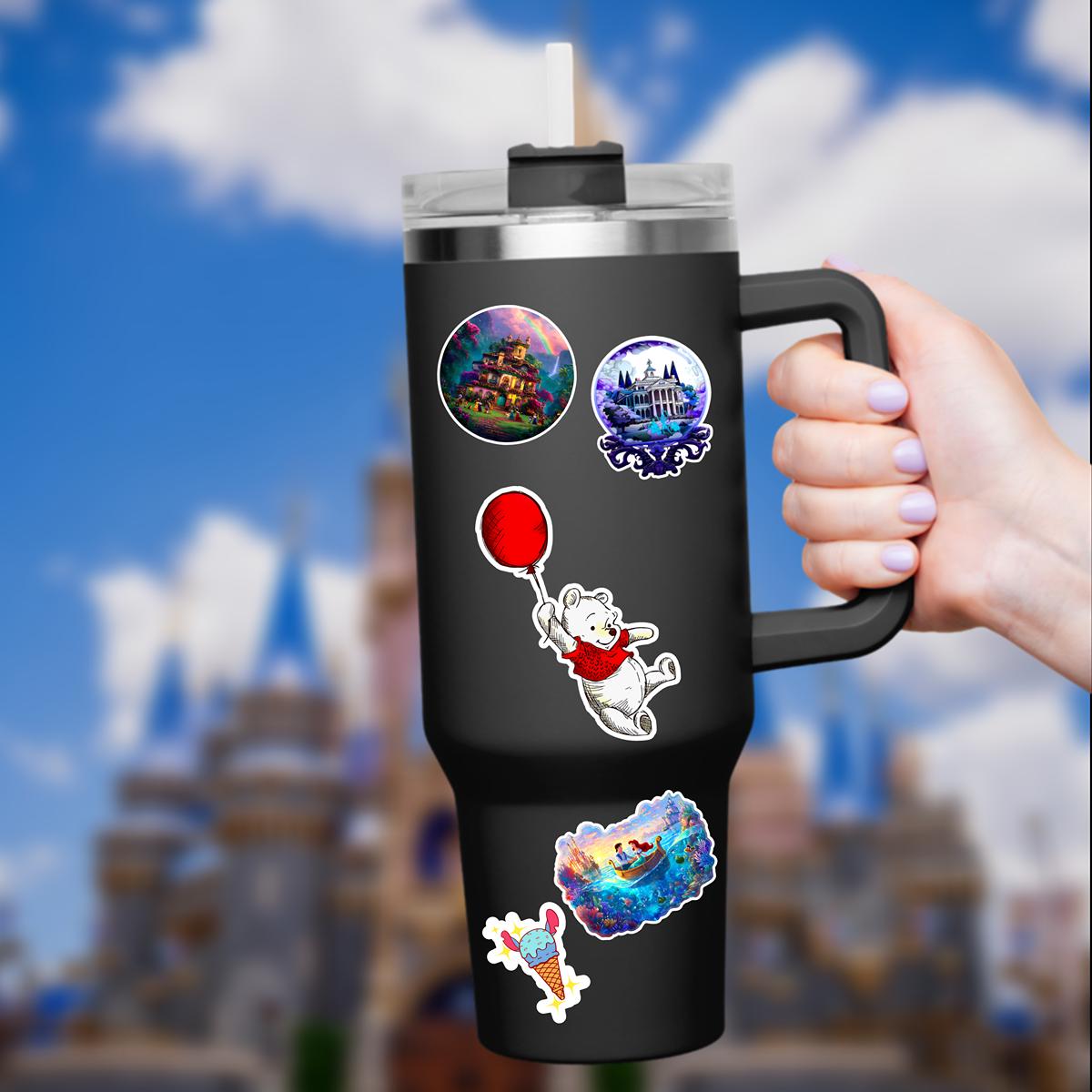 Disneyy Winnie The Pooh Disney Laptop Sticker Positive Affirmation planner stationery decal water bottle cell