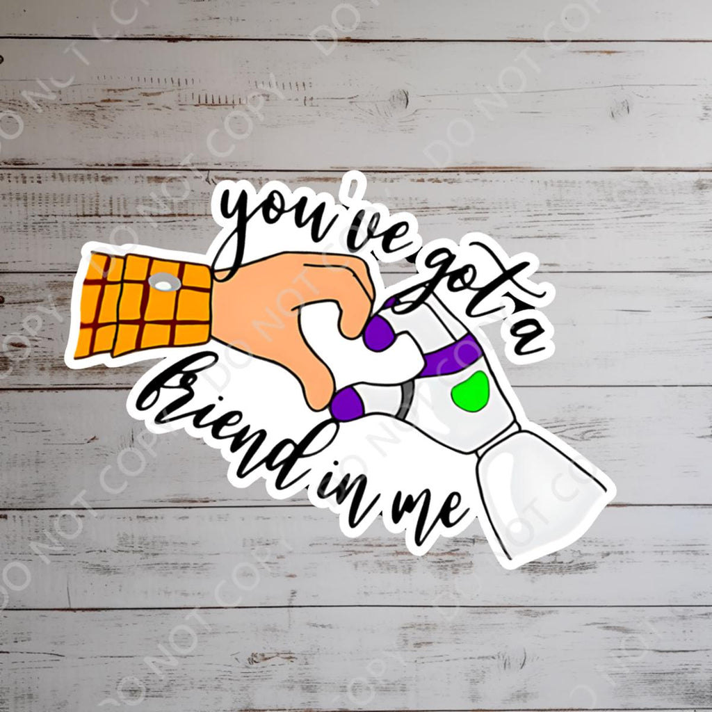 Toy Story Buzz Lightyear Sticker: To Infinity and Beyond Vinyl Decal
