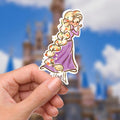 Rapunzel Tangled Lantern Sticker: Disney Waterproof Vinyl Decal