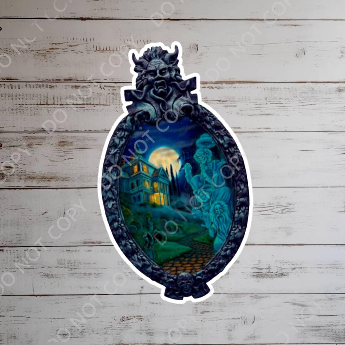 Haunted Mansion Sticker: Waterproof Vinyl Decal for Laptop, Water Bottle, Disney Gift, Welcome Foolish Mortals, Disney presents, Journal Stickers, Junk Journal