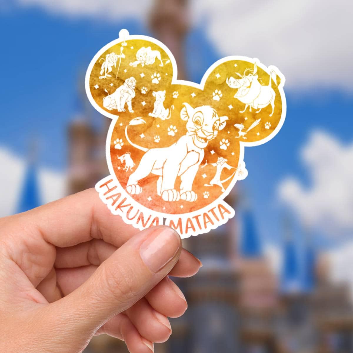 Lion King Hakuna Matata Waterproof Vinyl Sticker  Disney stickers, Disney Decal, Disney, journal stickers, junk journal, Hakuna Matata