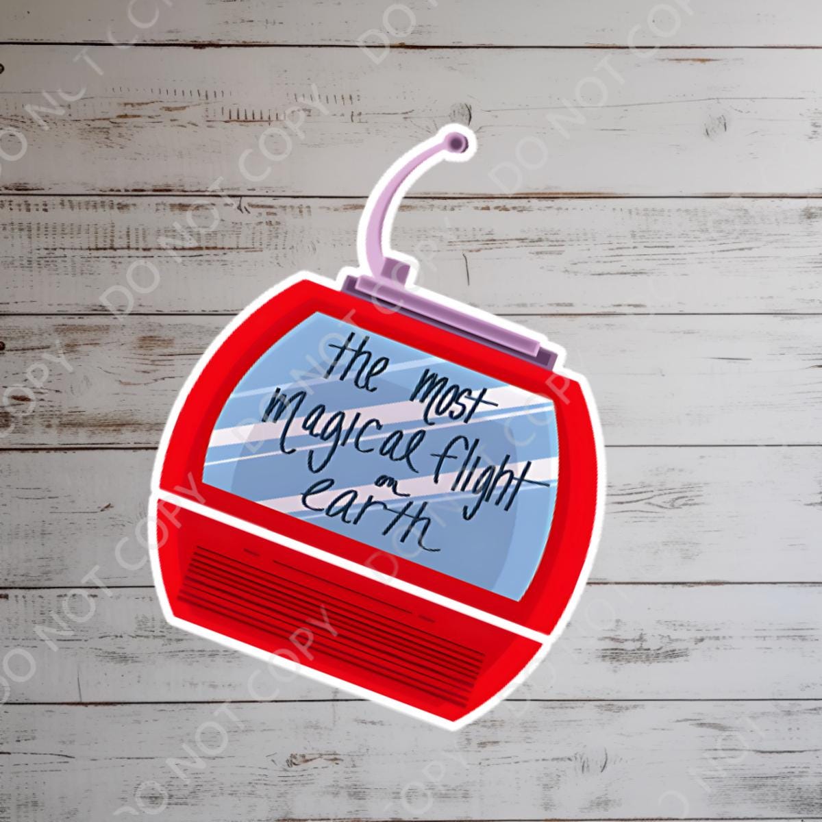 Disney SkyLiner Most Magical Ride!  Adventure Is Out There Disney Laptop Sticker planner stationery decal water bottle cell quotes disney