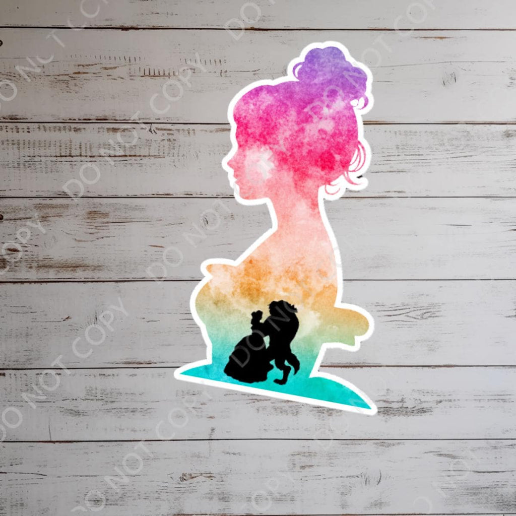 Beauty and the Beast Waterproof Sticker, Tale As Old As Time Decal