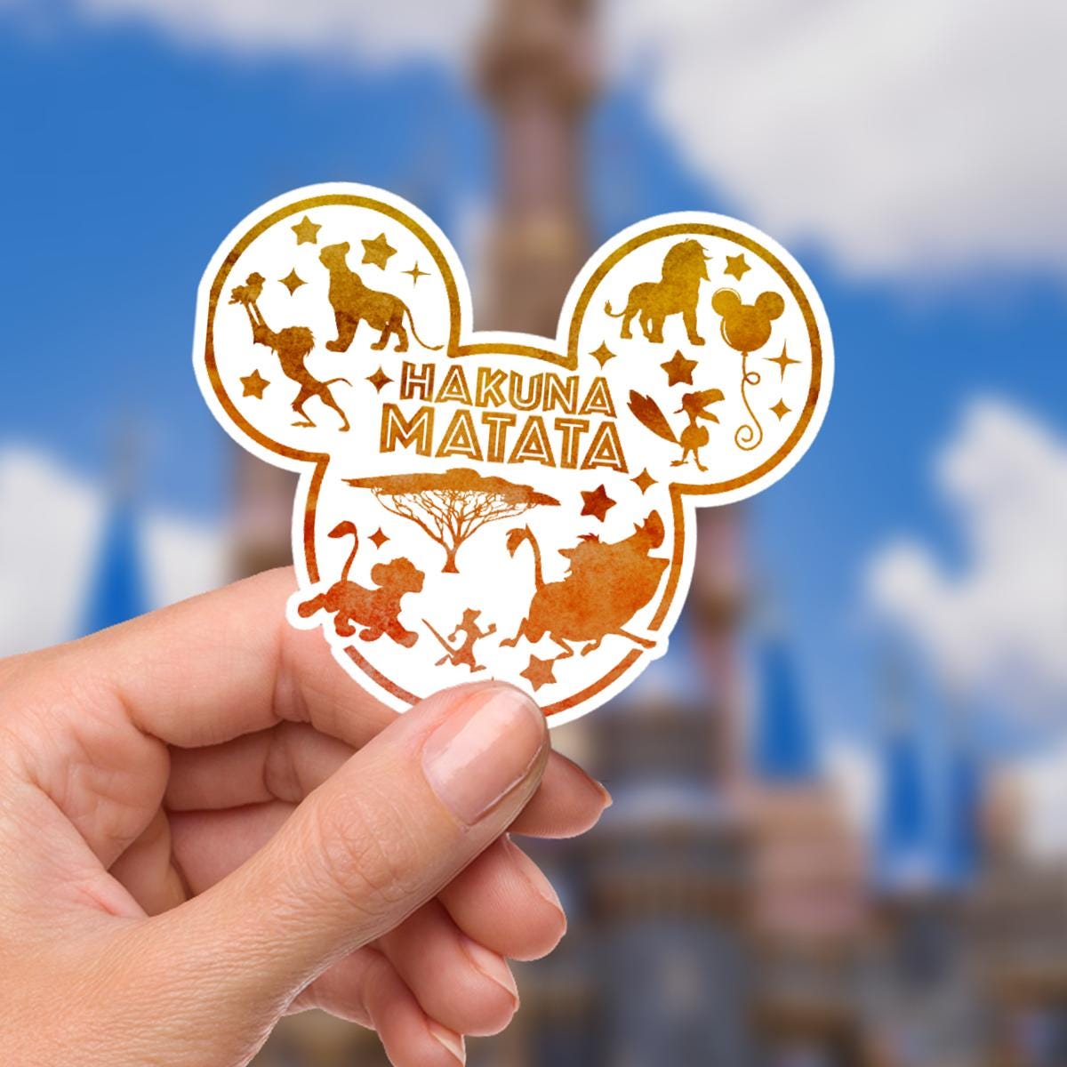 Lion King Hakuna Matata Waterproof Vinyl Sticker  Disney stickers, Disney Decal, Disney, journal stickers, junk journal, Hakuna Matata
