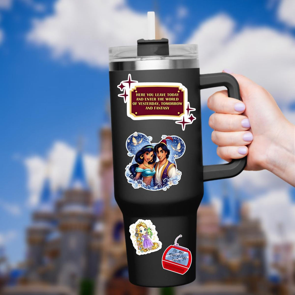 Aladdin Mickey Head Waterproof Disney Laptop Stickers/ FindingNemo planner stationery decal water bottle cell phonelogo