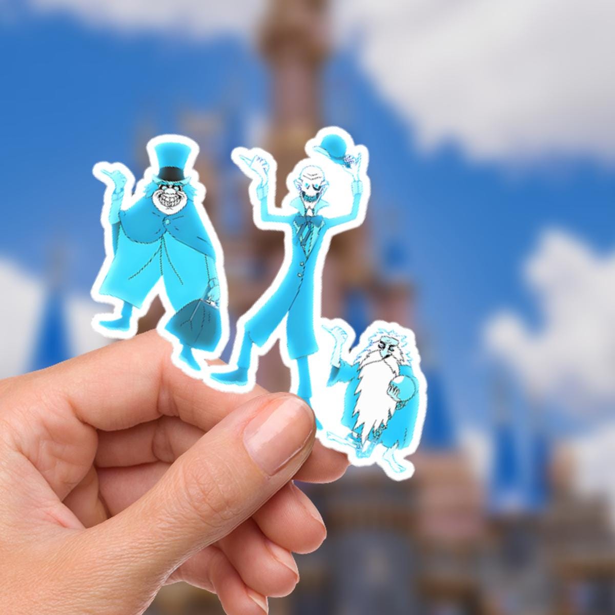 Haunted Mansion Sticker: Waterproof Vinyl Decal for Laptop, Water Bottle