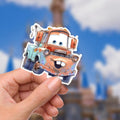 Lightning McQueen & Tow Mater Sticker - Waterproof Vinyl Decal