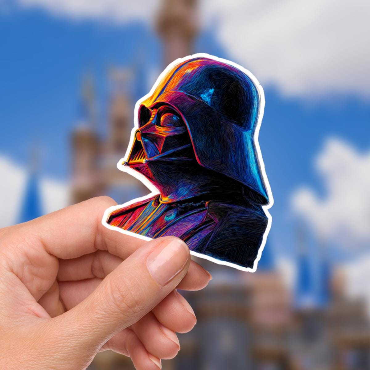 Star Wars Sticker Vader Waterproof Star Wars Sticker, Journal stickers, Disney gift, Disney present, Junk Journal, Star Wars Sticker, Disney Stickers