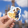 Disney Beauty And The Beast Tale As Old As TimeWaterproof Disney Laptop Stickers/ Ohana Aloha planner stationery decal water bottle cell