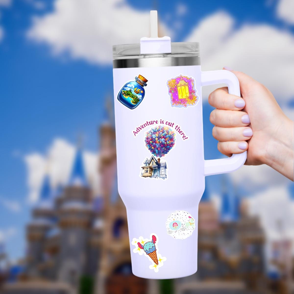 Disney Up!  Adventure Is Out There Disney Laptop Sticker planner stationery decal water bottle cell quotes disney