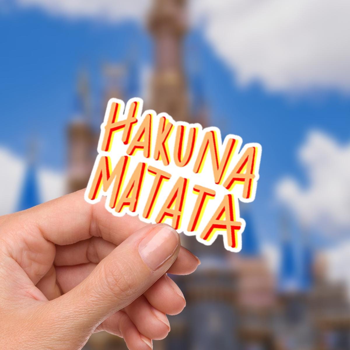 Lion King Hakuna Matata Waterproof Vinyl Sticker  Disney stickers, Disney Decal, Disney, journal stickers, junk journal, Hakuna Matata