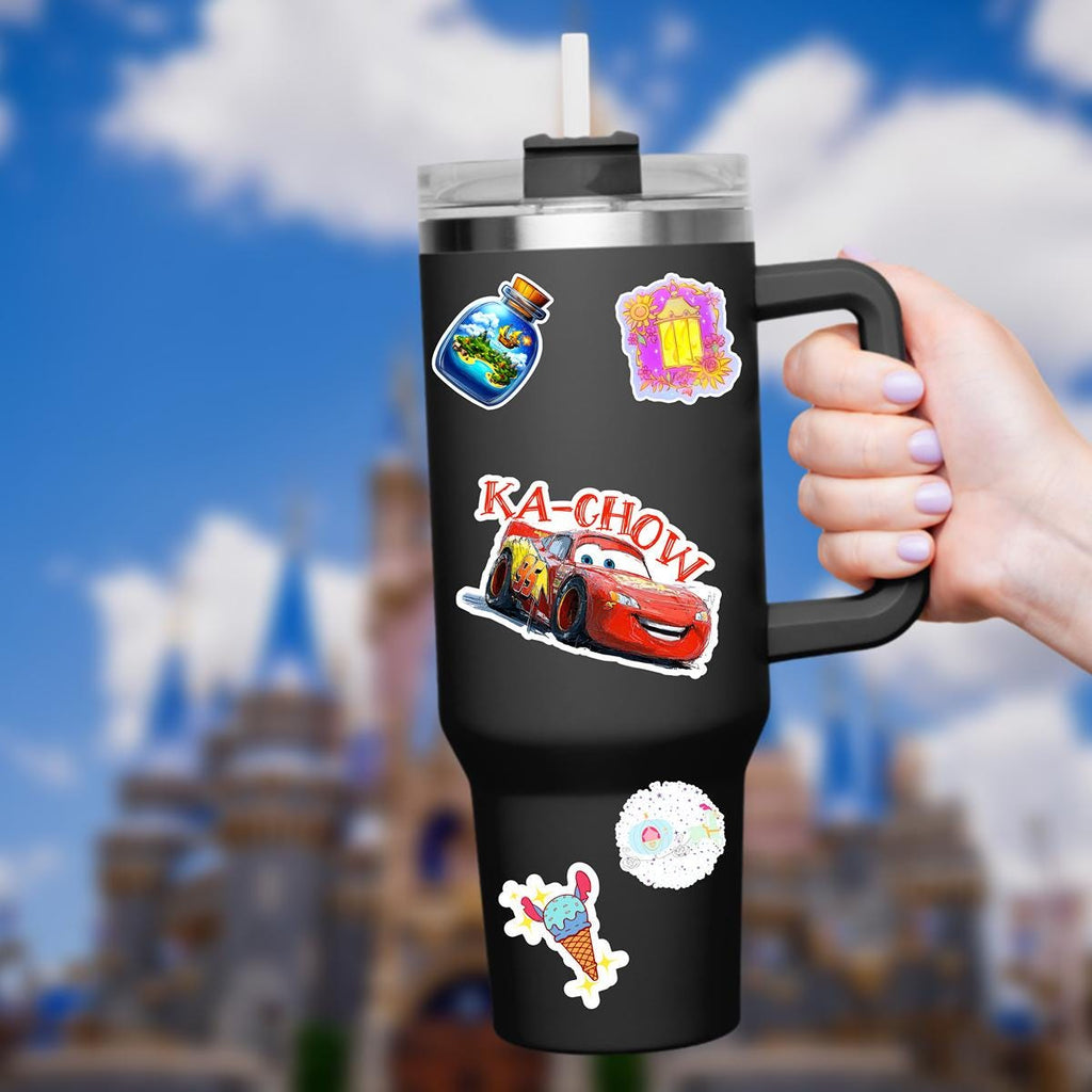 Lightning McQueen Car Sticker: Waterproof Vinyl Decal HydoFlask