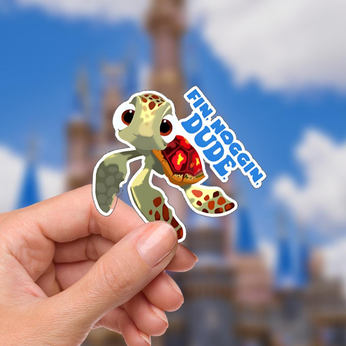 Finding Nemo Sticker: Waterproof Vinyl Decal for Laptop, Water Bottle