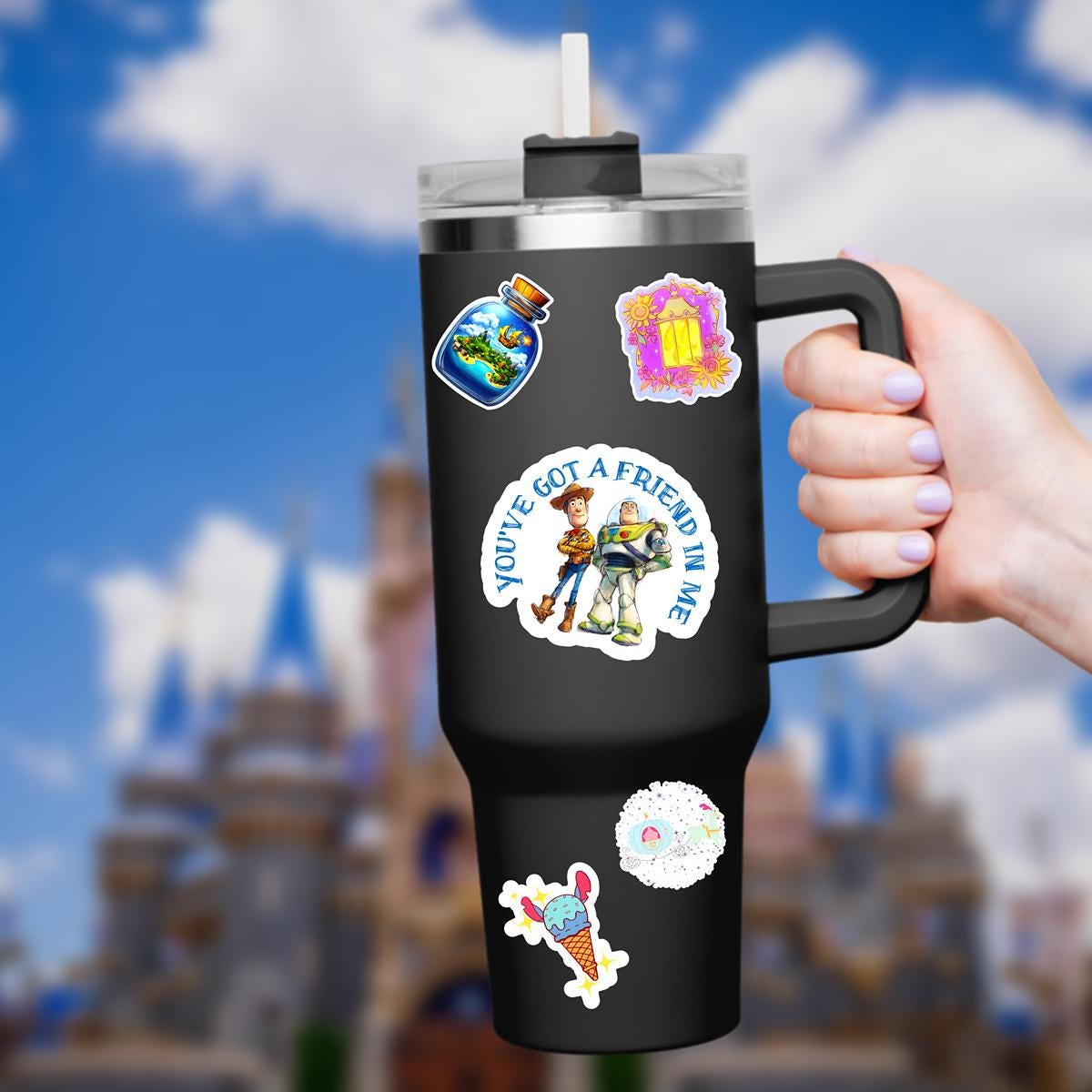 Toy Story Laptop Sticker: Woody & Buzz - You've Got A Friend In Me Decal