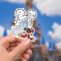 Mickey & Minnie Mouse Waterproof Vinyl Sticker, Laptop Decal hydro bottle journal decal
