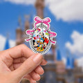 Disneyy Coquette Waterproof Disney Laptop Stickers/ Mickey, Minnie, Goofy Stitch planner stationery decal water bottle cell phone
