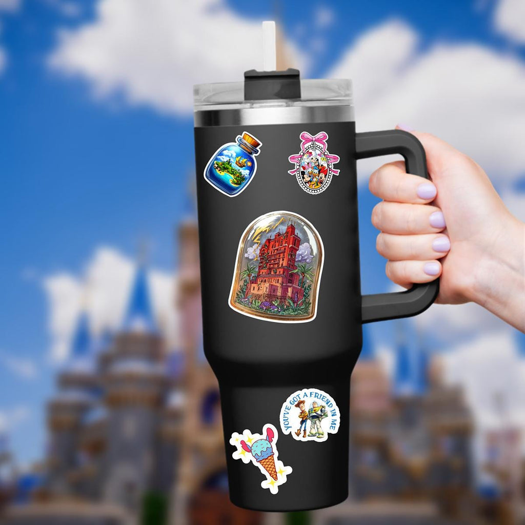 Disneyy Hotel Tower of Terror Sticker Waterproof Disney Laptop Stickers Disney souvenir planner stationery decal water bottle cell phone