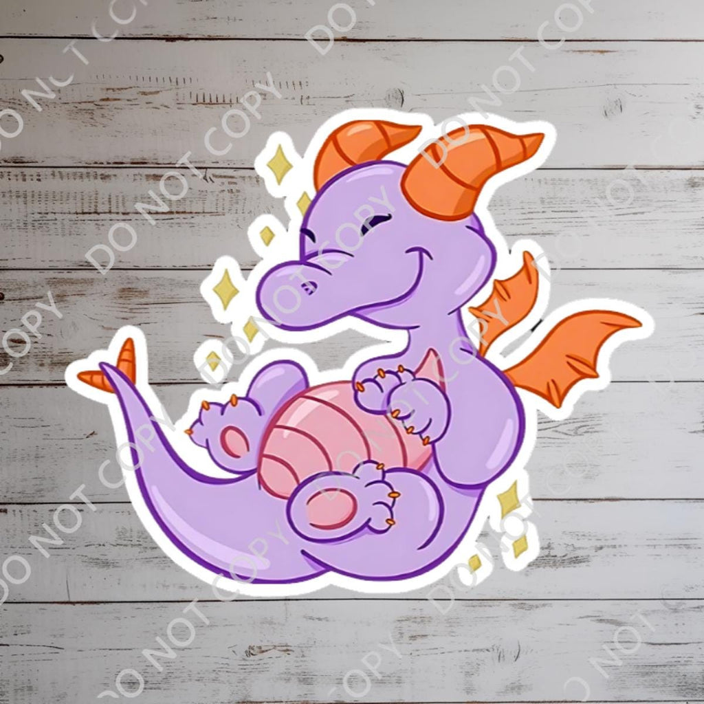 Figment Disneyy One Little Spark Waterproof Disney Laptop Stickers/ planner stationery decal water bottle cell phonelogo