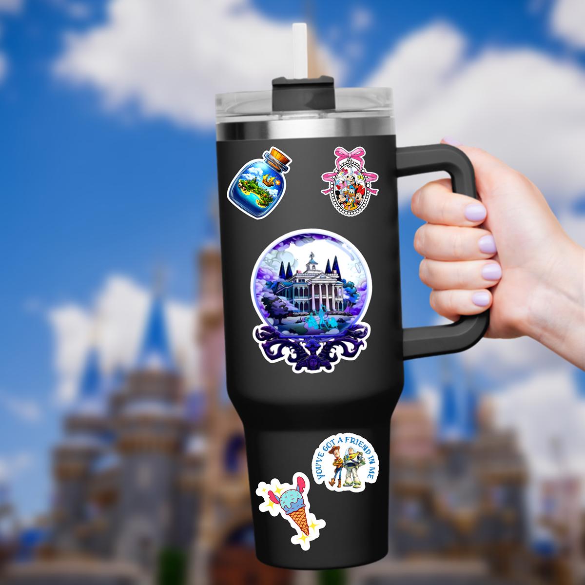 Haunted Mansion Sticker: Waterproof Vinyl Decal for Laptop, Water Bottle