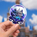 Haunted Mansion Sticker: Waterproof Vinyl Decal for Laptop, Water Bottle
