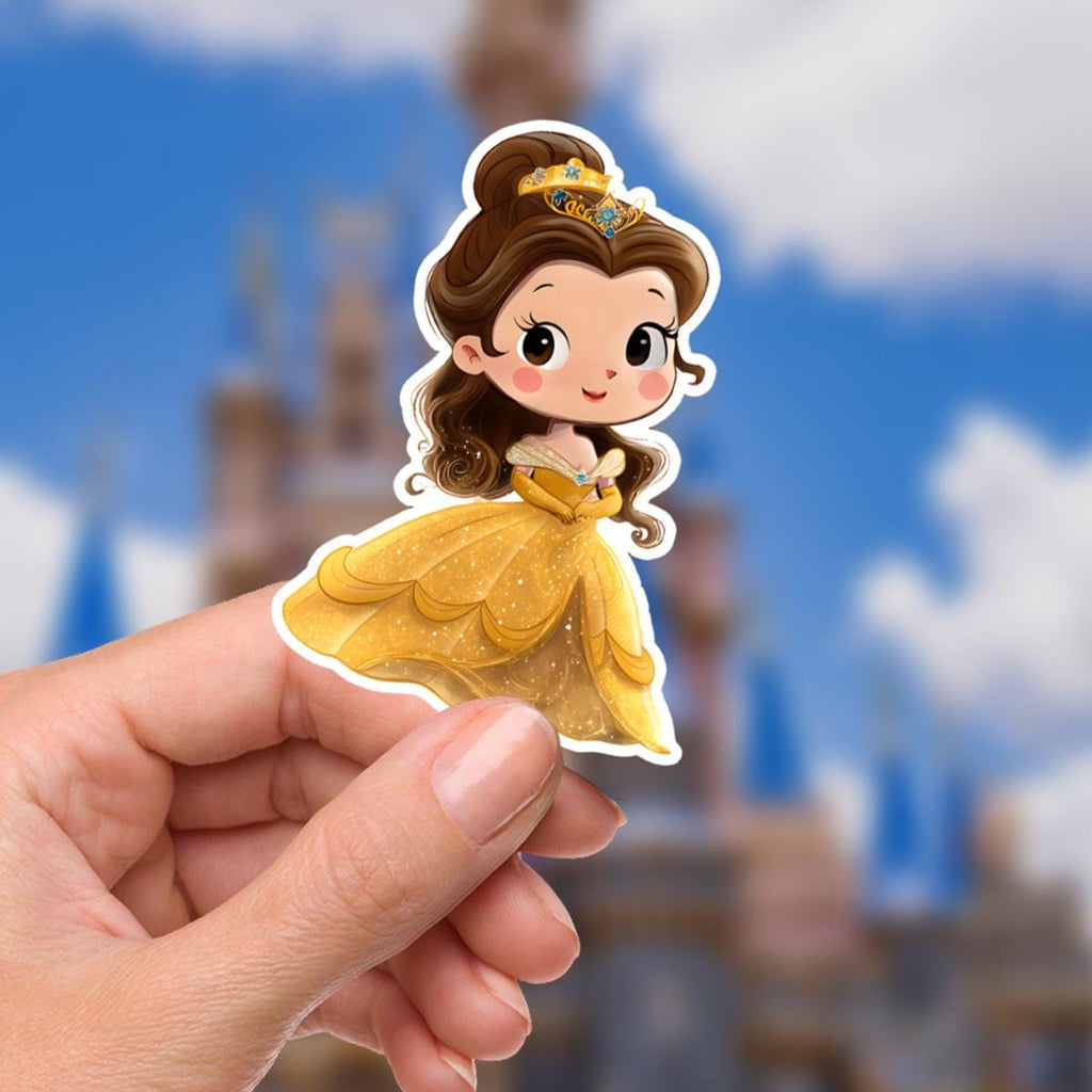 Disneyy Beauty And The Beast Tale As Old As TimeWaterproof Disney Laptop Stickers/ Ohana Aloha planner stationery decal water bottle cell