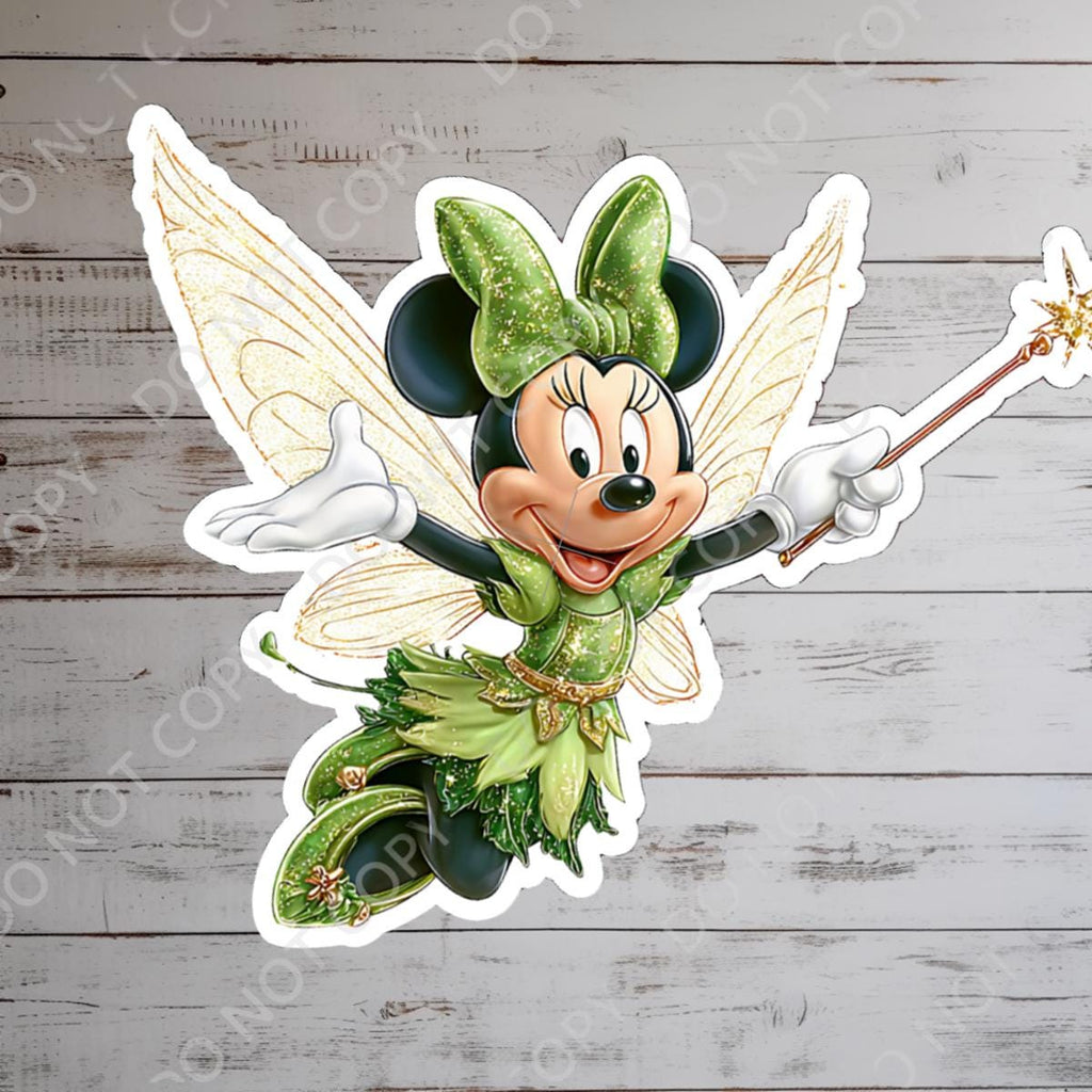 Tinkerbell Minnie Mouse Waterproof Vinyl Sticker