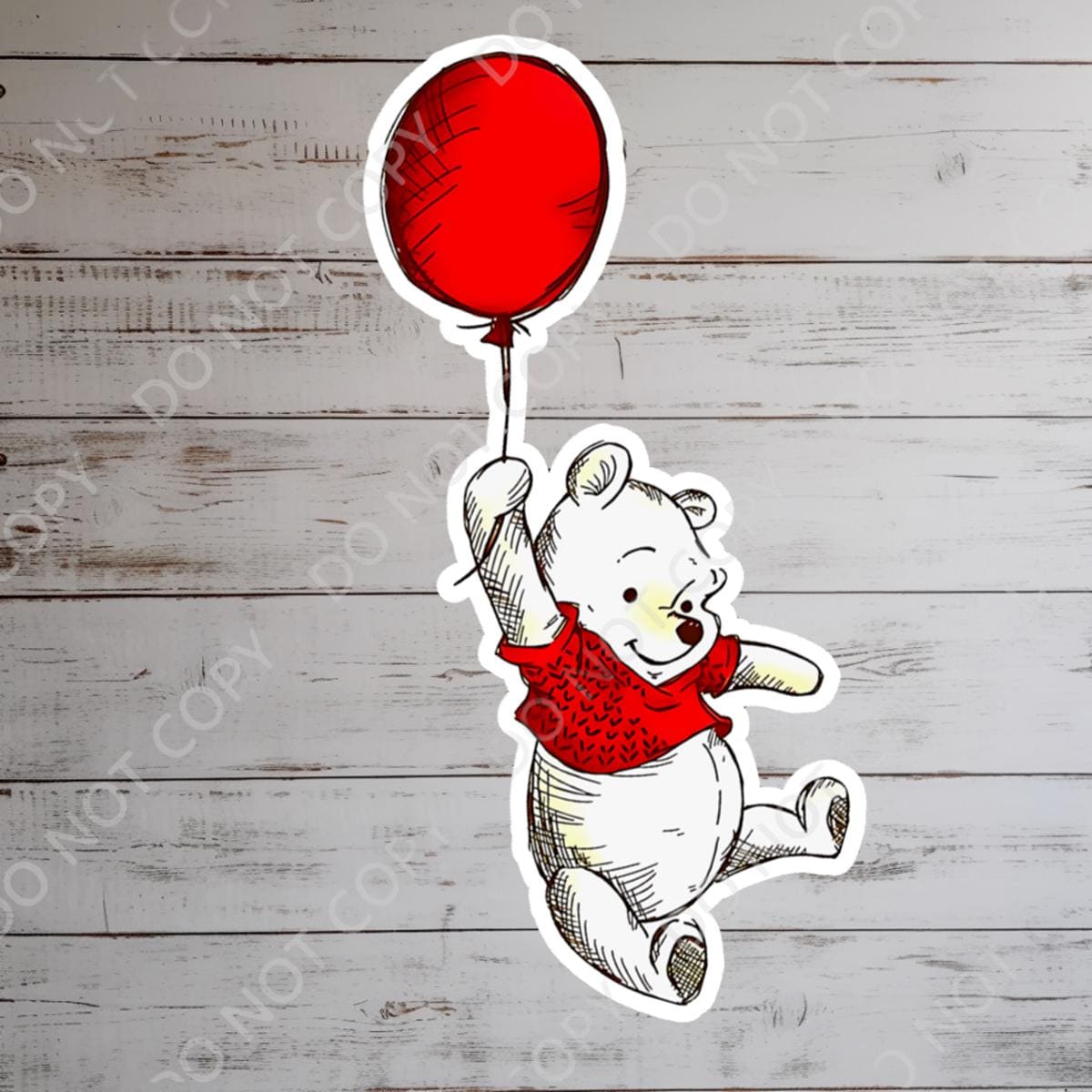 Disneyy Winnie The Pooh Disney Laptop Sticker Positive Affirmation planner stationery decal water bottle cell