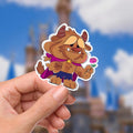 Beast, Beauty And The Beast Disneyy World Sticker Waterproof Disney Laptop, Disneying Theme Park Vacation, Castle Park Mouse