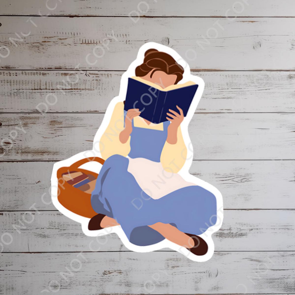 Beauty and The Beast Sticker: Disney Waterproof Vinyl Decal for Laptop, Water Bottle Christmas Present. Gift,