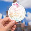 Disneyy Best Day Ever Sticker Waterproof Disney Laptop, Disneying Theme Park Vacation, Castle Park Mouse