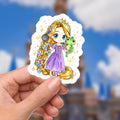 Rapunzel & Pascal Sticker, Tangled Inspired Waterproof Decal