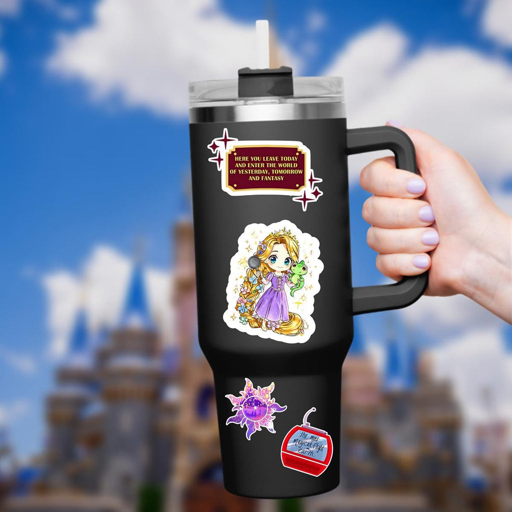 Rapunzel & Pascal Sticker, Tangled Inspired Waterproof Decal