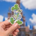 Mickey Mouse Magic Kingdom Disney Sticker: Waterproof Vinyl Decal