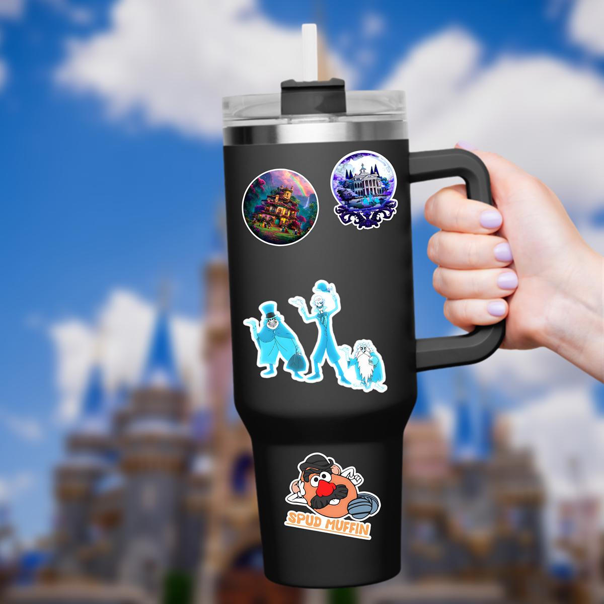 Haunted Mansion Sticker: Waterproof Vinyl Decal for Laptop, Water Bottle