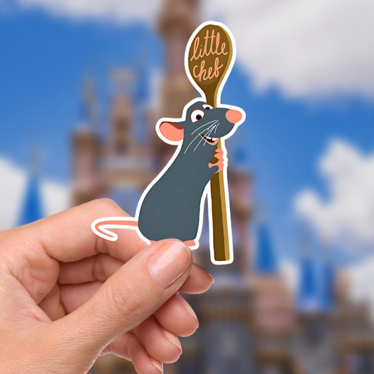 Disney Remy Ratatouille Lil Chef Disney Laptop Sticker planner stationery decal water bottle cell buzzlightyear